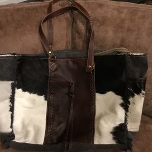 Myra Animal Print Tote